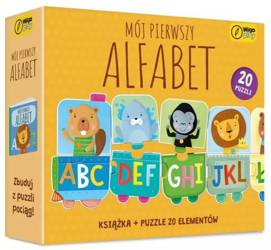 Puzzle 20 elem i książka. Mój pierwszy alfabet