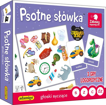 Gra Psotne słówka - głoski syczące