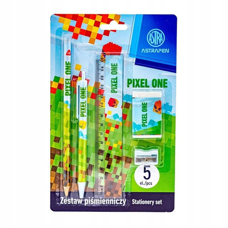 Zestaw piśmienniczy ASTRAPEN PIXEL ONE 5 elem