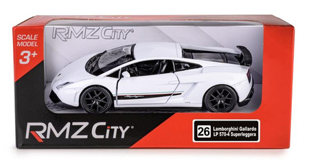 Samochód RMZ 5 Lamborghini Gallardo LP570-4 Biały