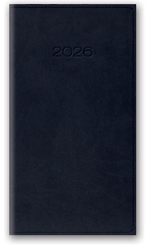 Kalendarz kieszonkowy A6 2026 granatowy