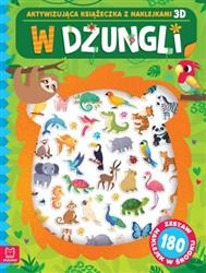 Aktywizujące zadania z naklejkami 3D W dżungli