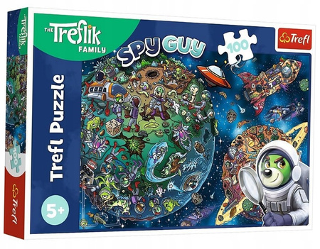 Puzzle 100 Trefliki w Kosmosie, Rodzina Treflików