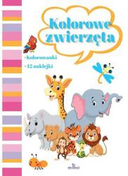 Kolorowanka kolorowe zwierzęta