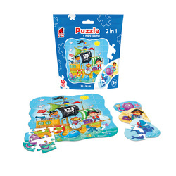Puzzle 49 saszetka Piraci + mini gra RK1140-01