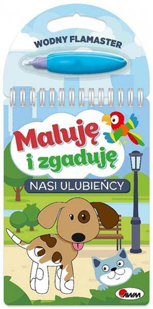 Maluję i zgaduję Nasi ulubieńcy Wodny flamaster