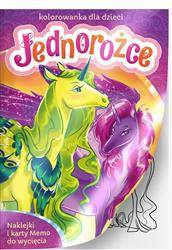 Kolorowanka Jednorożce - zielony
