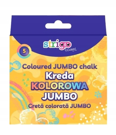 Kreda chodnikowa Jumbo 5 kolorów