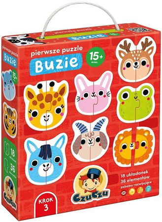 CzuCzu Pierwsze puzzle Buzie dla dzieci 15m+