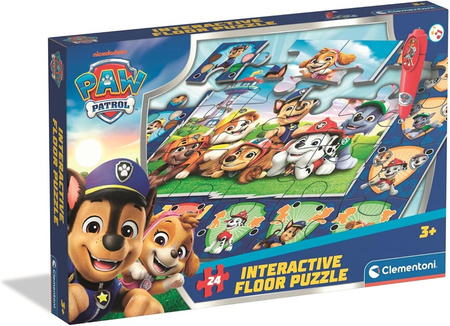 Puzzle 24 dywanowe interaktywne Psi Patrol 16684