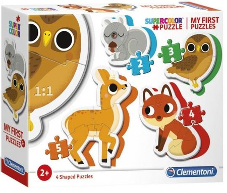 Moje pierwsze puzzle Leśne zwierzęta 20814