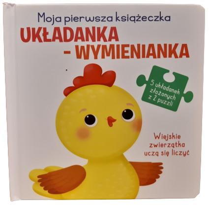 Układanka wymienianka Wiejskie zwierzątka uczą