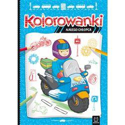 Kolorowanki małego chłopca