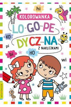 Kolorowanka logopedyczna z naklejkami 3