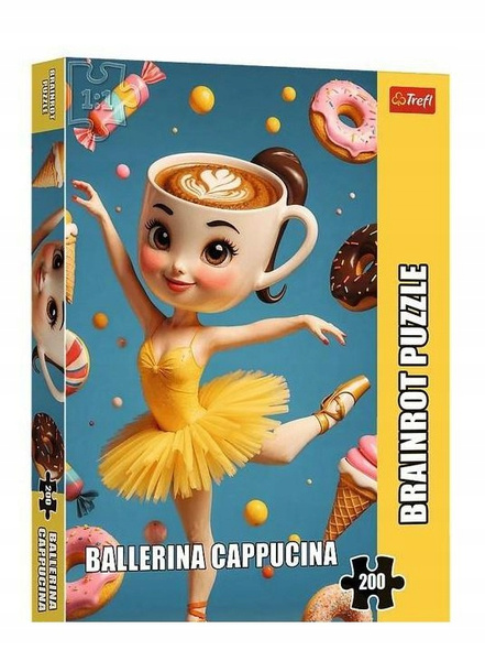 Puzzle 200 BrainRots Ballerina Cappucina