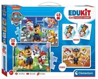 Edukit 4w1 Psi Patrol  Puzzle + gra