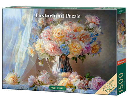 Puzzle 1500 el Pastel Peonies