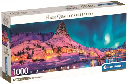 Puzzle 1000 Panorama Night Lofoten Island 