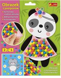 Obrazek z pomponów Panda 2w1 Ranok-Creative