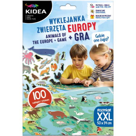 Gdzie one żyją ?Zwierzęta Europy + gra KIDEA