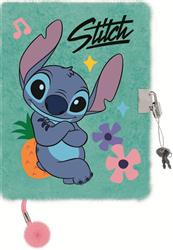 Pamiętnik z kłódką włochacz A5 96k STITCH MINT ALOHA