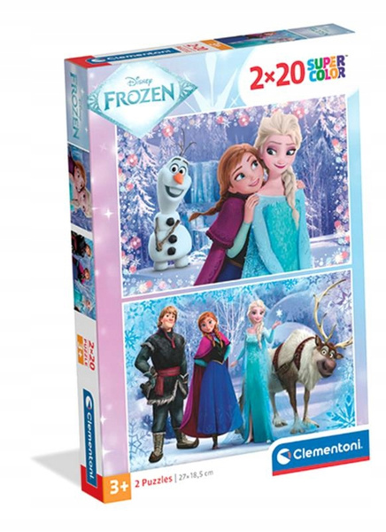 Puzzle 2x20 elem Kraina Lodu 24825
