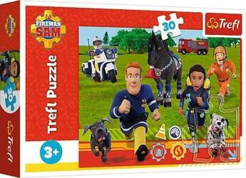 Puzzle 30 Gotowi do pomocy Strażak Sam