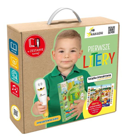 Kakadu. Mówiąca książka interaktywna „Pierwsze litery” z piórem