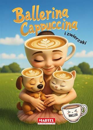 Kolorowanka Ballerina Cappuccina i zwierzaki z naklejkami
