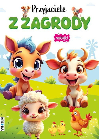 Kolorowanka z naklejkami. Przyjaciele z zagrody