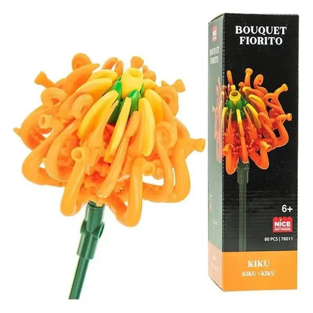 NICE KWIATY Z KLOCKOW 80 el. KIKU CHRYZANTEMA