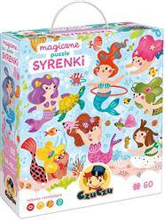 Magiczne puzzle 60 elem Syrenki