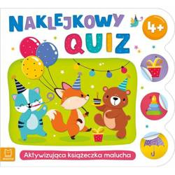 Naklejkowy quiz 4+ Aktywizująca książeczka malucha