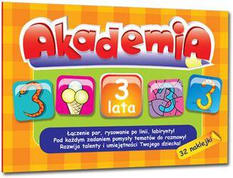 Akademia - 3 lata (32 naklejki) GREG