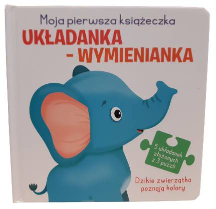 Układanka wymienianka - Dzikie zwierzątka poznają