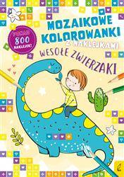 Mozaikowe kolorowanki. Wesołe zwierzaki