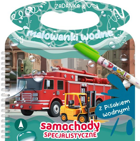 Zadanka & malowanki wodne. Samochody specjalistyczne