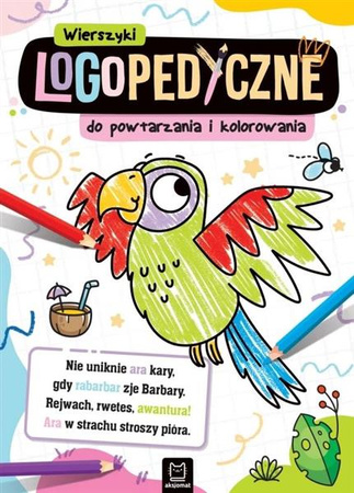 Wierszyki logopedyczne do powtarzania i kolorowani