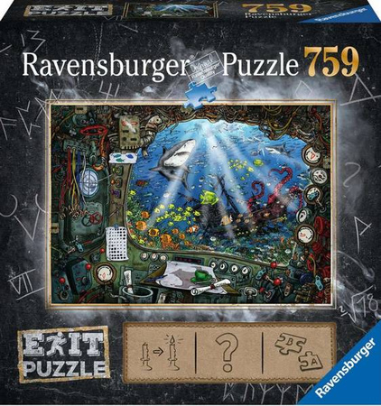 PUZZLE 759 EXIT ŁÓDŹ PODWODNA, RAVENSBURGER