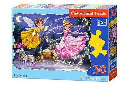 Puzzle 30 elem. Cinderella  Kopciuszek. Castorland