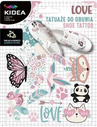Tatuaże do obuwia świecące w ciemności Love