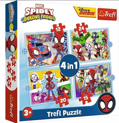 Puzzle 4w1 Ekipa Spiday