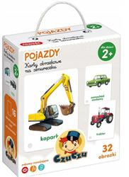 Karty obrazkowe na sznureczku Pojazdy