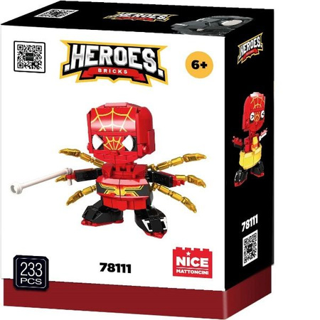 NICE KLOCKI HEROS! RED SOLIDIER 215 EL