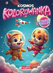 Kolorowanka z naklejkami metalicznymi Kosmos
