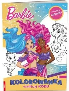 Barbie Dreamtopia Kolorowanka według kodu