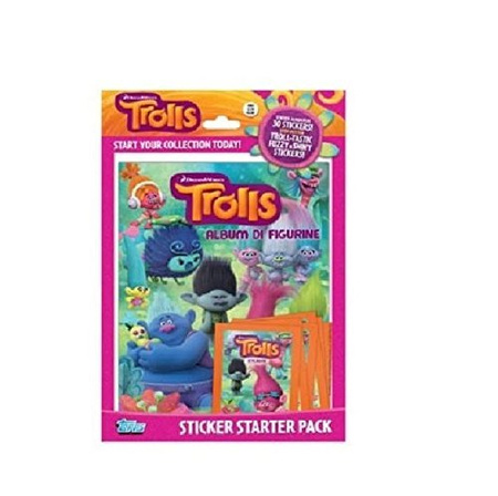 Zestaw startowy naklejki Trolls