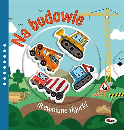 Drewniane figurki. Na budowie