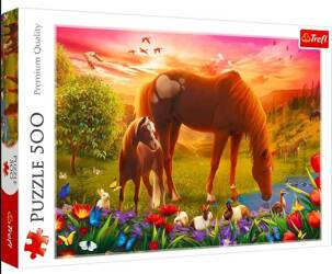 Puzzle 500 Konie