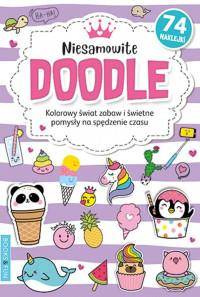Kolorowanka z naklejkami. Pokoloruj Doodle